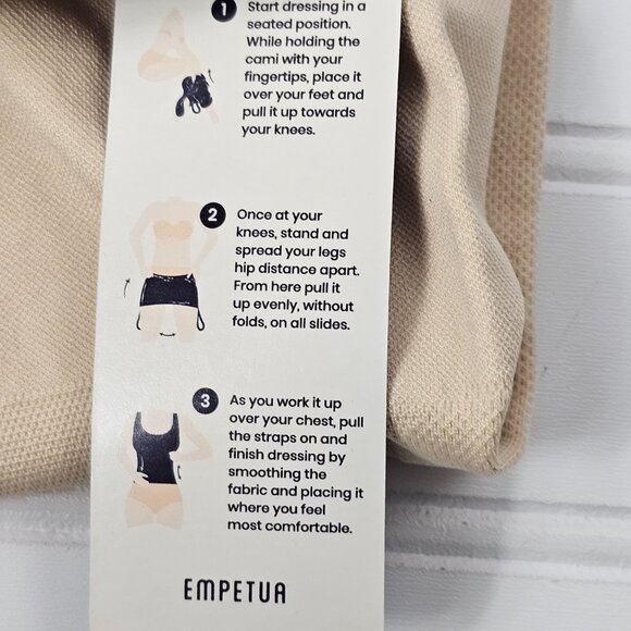 Empetua by Shapermint Women's Nude Scoop Neck Shaper Cami Size XL NWT - Picture 10 of 14